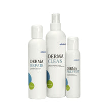 Load image into Gallery viewer, Ottobock derma skin care line with prevent, repair and clean.