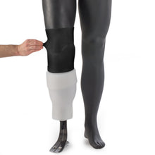 Load image into Gallery viewer, Double nylon layer to protect kneecap from rubbing and prevent premature wear of your prosthetic sleeve.